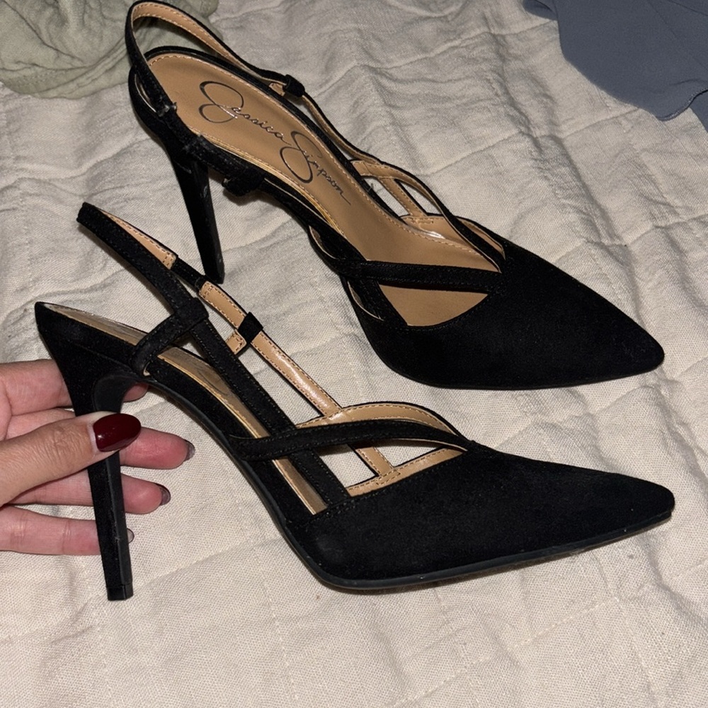 Black heels
